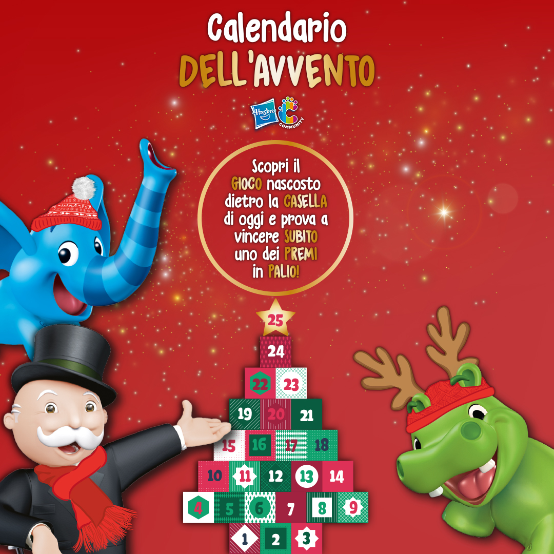 IL CALENDARIO DELL'AVVENTO DI HASBRO COMMUNITY!